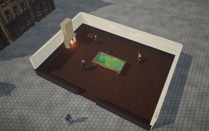 Edinburgh, Hume's billiard table